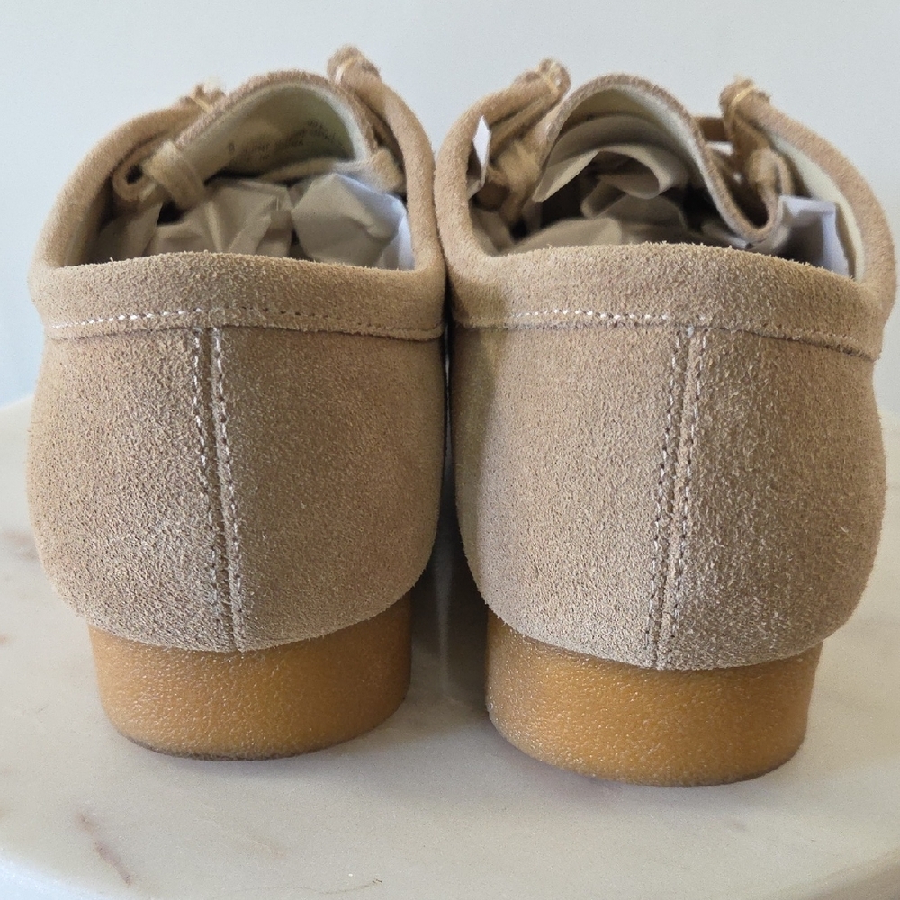 Project Cloud Women’s Suede Tie Loafers in Light Beige Size 9 - Picture 4 of 6